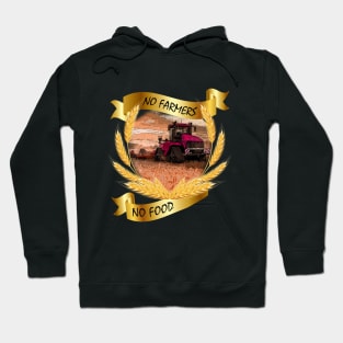 No farmer no food - with tractor Hoodie